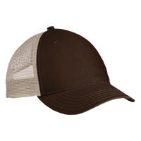 District Super Soft Mesh Back Cap, Chocolate Brown / Stone, Right Side view