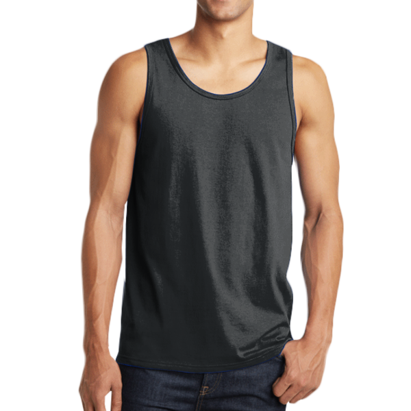 District The Concert Tank ®, Black, Front view