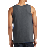 District The Concert Tank ®, Charcoal, Back view