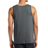 District The Concert Tank ®, Heather Grey, Back view