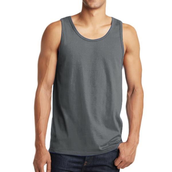 District The Concert Tank ®, Heather Grey, Front view