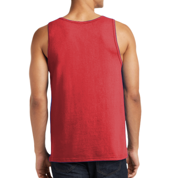 District The Concert Tank ®, New Red, Back view
