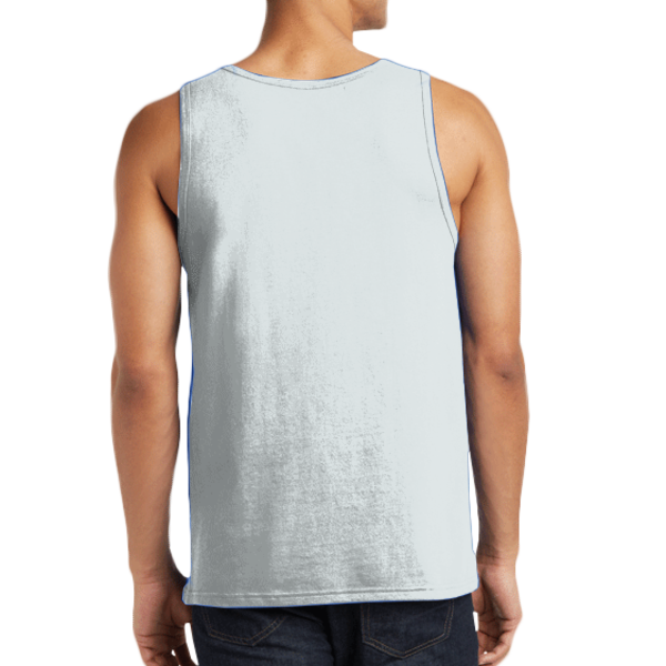 District The Concert Tank ®, White, Back view