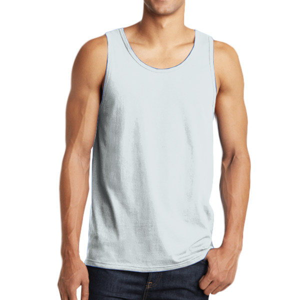 District The Concert Tank ®, White, Front view