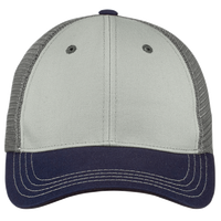 District Tri Tone Mesh Back Cap, Chrome / New Navy / Charcoal, Headwear Front view