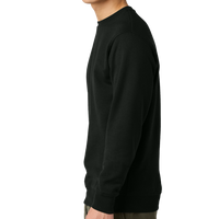 District V.I.T. Fleece Crew, Black, Left Sleeve view