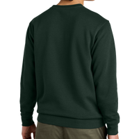 District V.I.T. Fleece Crew, Forest Green, Back view