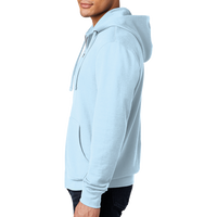 District V.I.T. Fleece Full Zip Hoodie, Ice Blue, Left Sleeve view