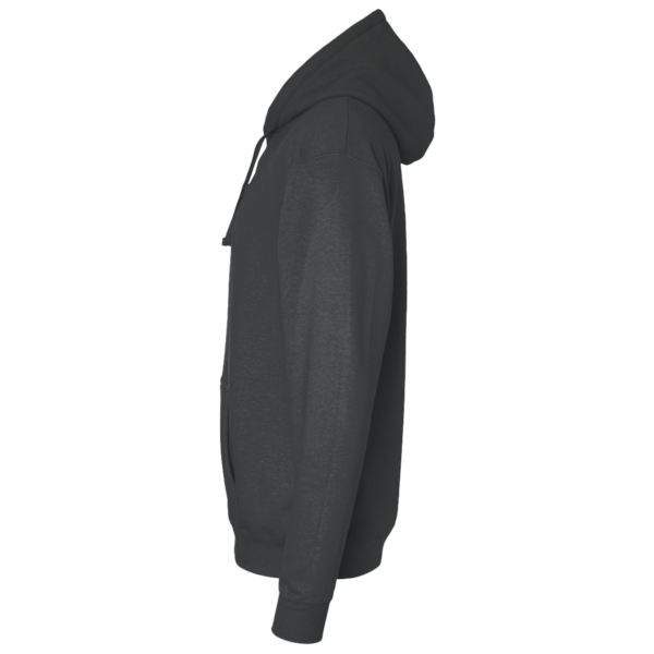 District V.I.T. Fleece Hoodie, Charcoal, Left Sleeve view