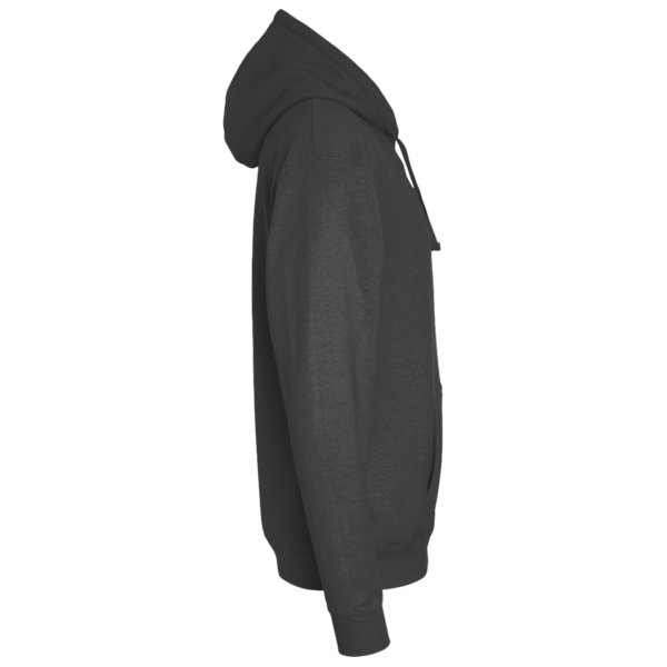 District V.I.T. Fleece Hoodie, Charcoal, Right Sleeve view