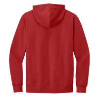 District V.I.T. Fleece Hoodie, Classic Red, Back view