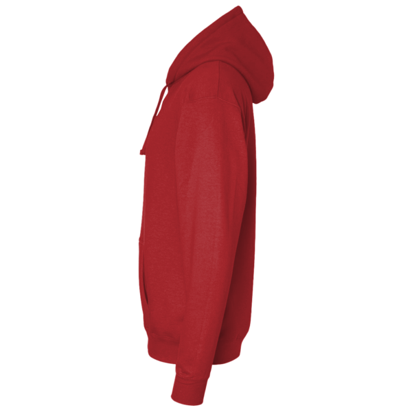District V.I.T. Fleece Hoodie, Classic Red, Left Sleeve view