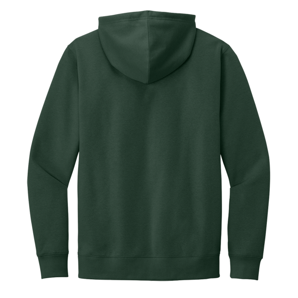 District V.I.T. Fleece Hoodie, Forest Green, Back view