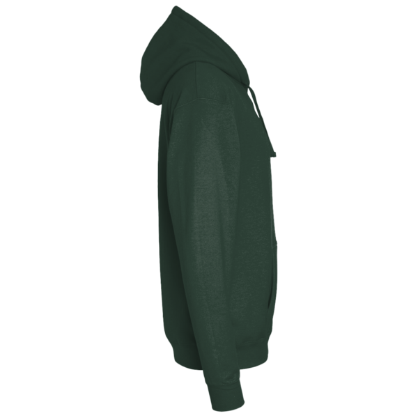 District V.I.T. Fleece Hoodie, Forest Green, Right Sleeve view