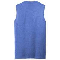 District V.I.T. Muscle Tank, Royal Frost, Back view