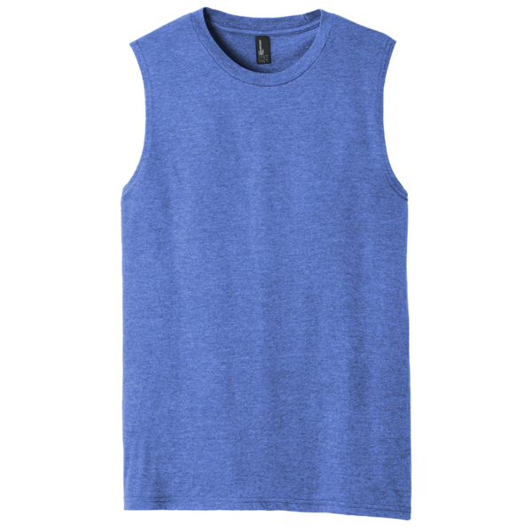 District V.I.T. Muscle Tank, Royal Frost, Front view