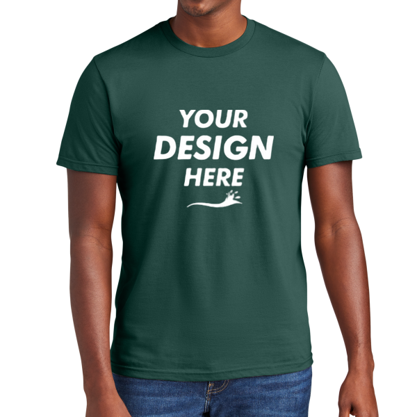 District Very Important Tee ®, Evergreen, Front view, Mockup