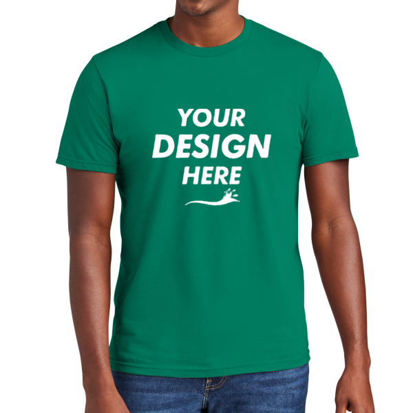 District Very Important Tee ®, Jewel Green, Front view, Mockup