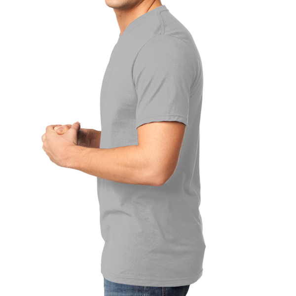 District Very Important Tee ® V Neck, Light Heather Grey, Left Side view