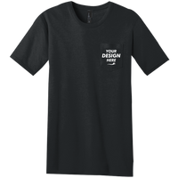 District Very Important Tee ® with Pocket, Black, Front view, Mockup