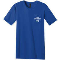 District Very Important Tee ® with Pocket, Deep Royal, Front view, Mockup