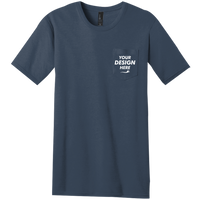 District Very Important Tee ® with Pocket, Heathered Navy, Front view, Mockup
