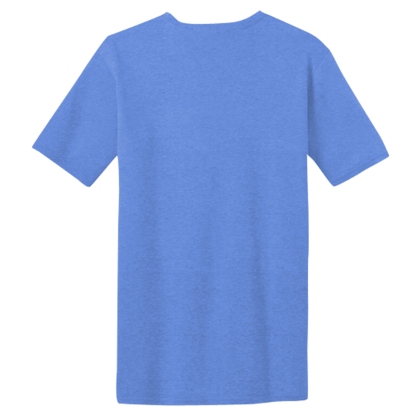 District Very Important Tee ® with Pocket, Heathered Royal, Back view