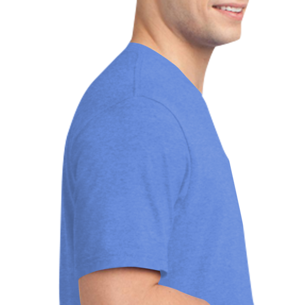 District Very Important Tee ® with Pocket, Heathered Royal, Right Sleeve (Short) view