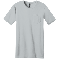 District Very Important Tee ® with Pocket, Light Heather Grey, Front view