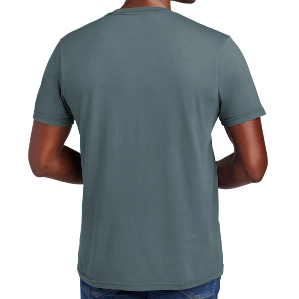 District Wash Tee, Deep Steel Blue, Back view