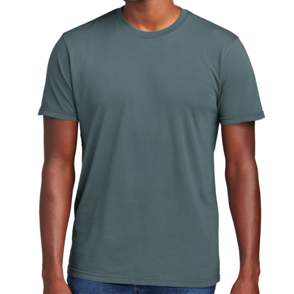 District Wash Tee, Deep Steel Blue, Front view