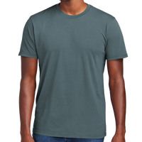 District Wash Tee, Deep Steel Blue, Front view