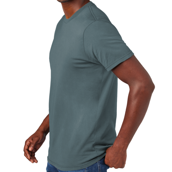 District Wash Tee, Deep Steel Blue, Left Sleeve view