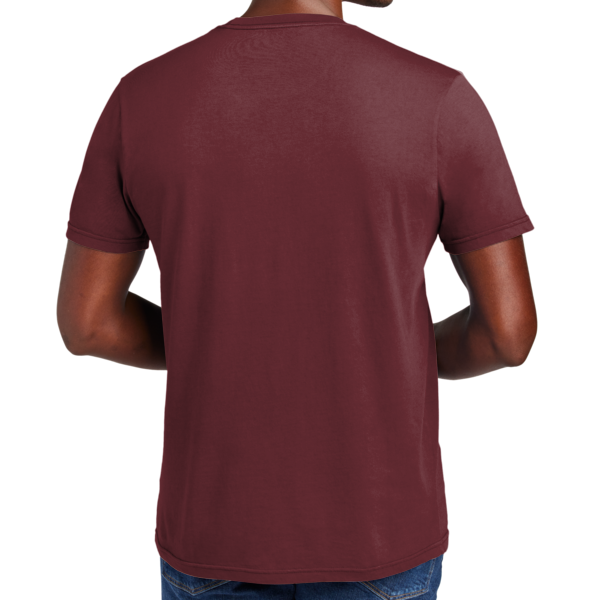 District Wash Tee, Garnet, Back view