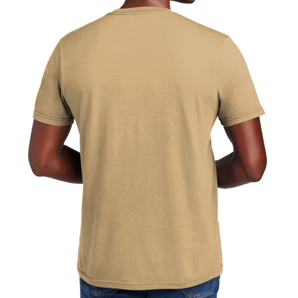 District Wash Tee, Golden Spice, Back view