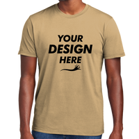 District Wash Tee, Golden Spice, Front view, Mockup