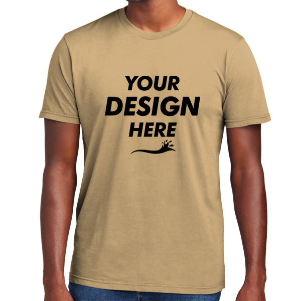 District Wash Tee, Golden Spice, Front view, Mockup