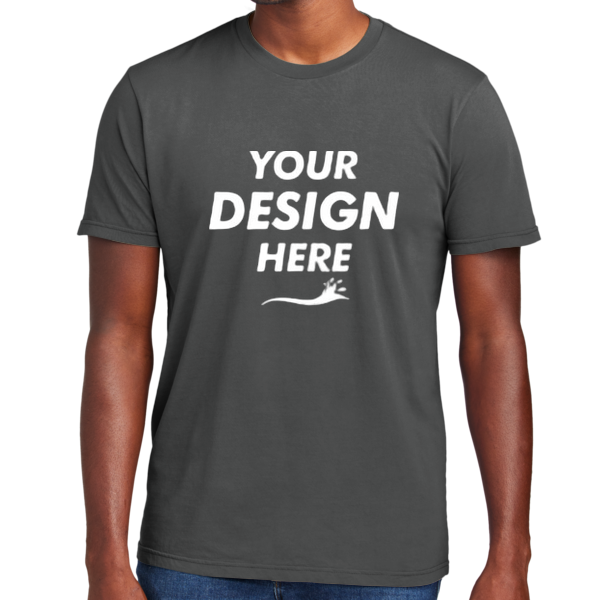 District Wash Tee, Graphite, Front view, Mockup