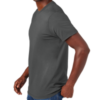 District Wash Tee, Graphite, Left Sleeve view