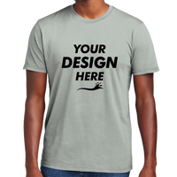 District Wash Tee, Gusty Grey, Front view, Mockup