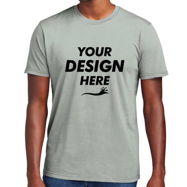 District Wash Tee, Gusty Grey, Front view, Mockup