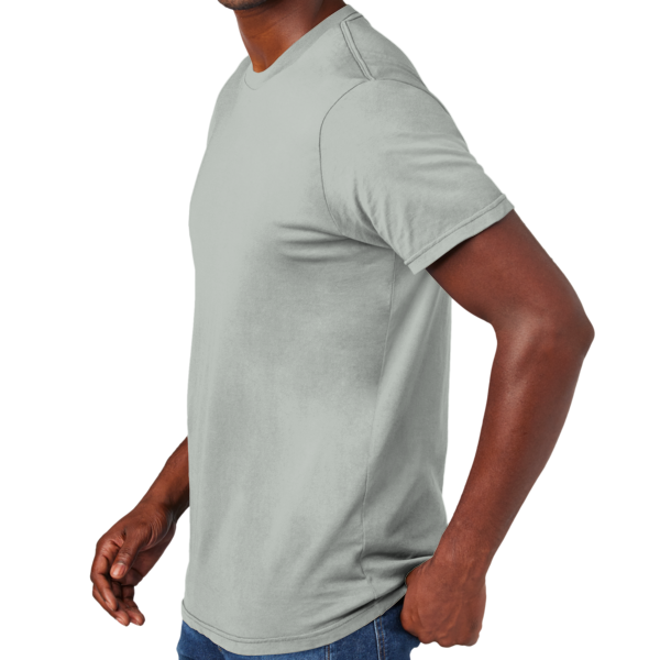 District Wash Tee, Gusty Grey, Left Sleeve view
