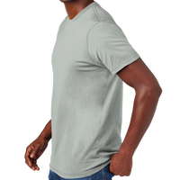 District Wash Tee, Gusty Grey, Left Sleeve view