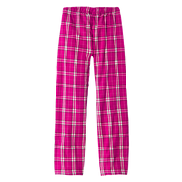 District Women's Flannel Plaid Pant, Dark Fuchsia / Dark Fuchsia, Back view