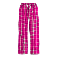 District Women's Flannel Plaid Pant, Dark Fuchsia / Dark Fuchsia, Front view