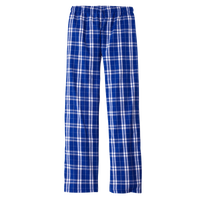 District Women's Flannel Plaid Pant, Deep Royal / Deep Royal, Back view