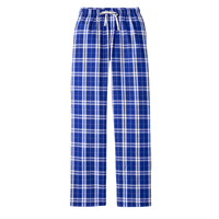District Women's Flannel Plaid Pant, Deep Royal / Deep Royal, Front view