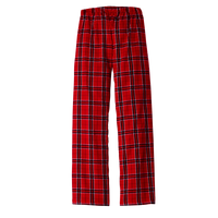 District Women's Flannel Plaid Pant, New Red / New Red, Back view