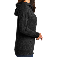 District Women's Medal Full Zip Hoodie, Black, Right Sleeve view