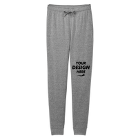 District Women's Perfect Tri ® Fleece Jogger, Grey Frost, Front view, Mockup